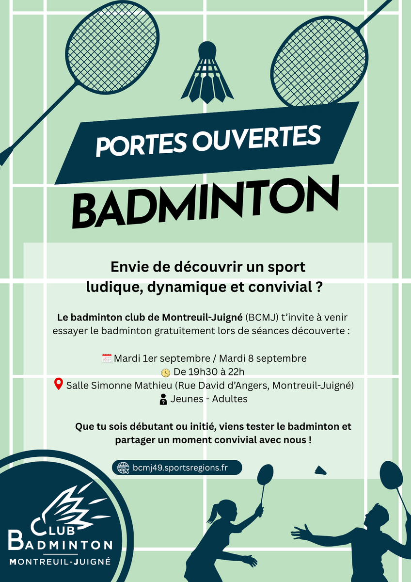 Portes ouvertes saison 2026-2027