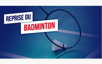Reprise partielle et progressive du badminton