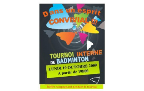 lundi 19/10 : tournoi INTERNE du BCMJ